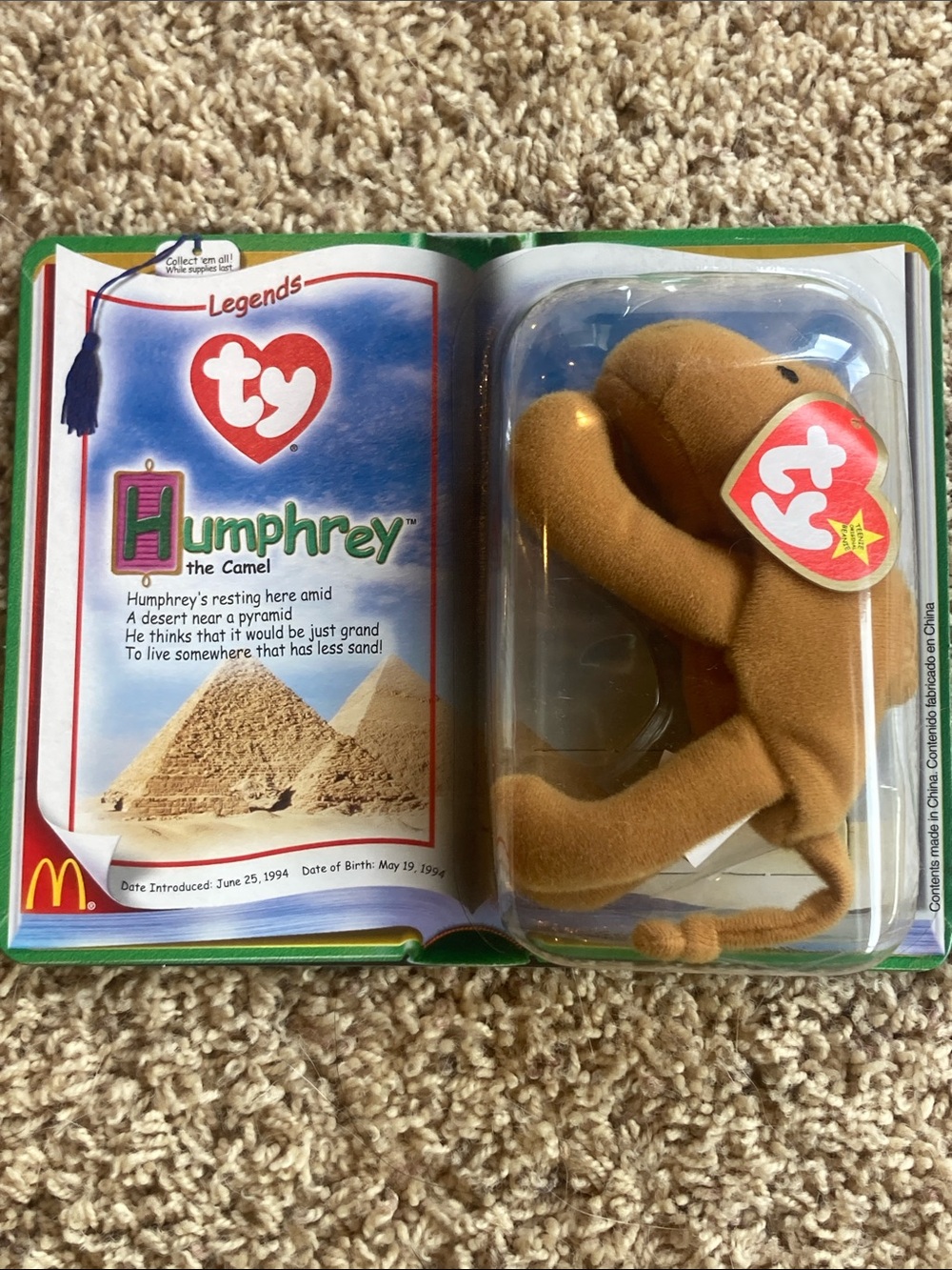McDonaldβs TY Humphrey the Camel